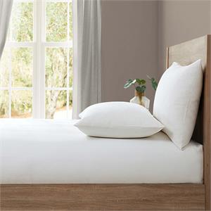 Lazy Linen White Pair of Standard Pillowcases